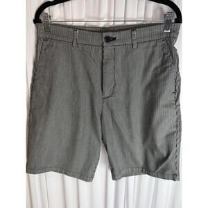 Calvin Klein black and white striped  shorts men’s size 31